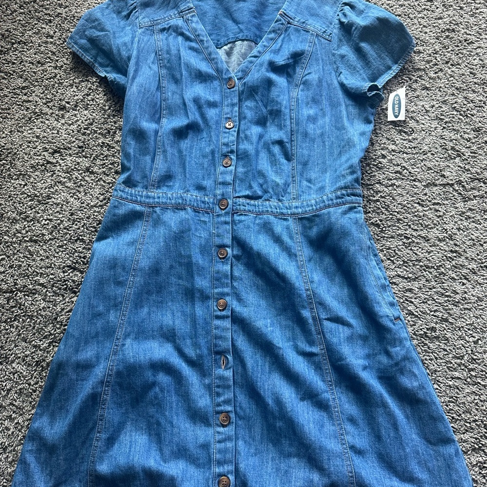 Old Navy Classic Blue Denim Shirt